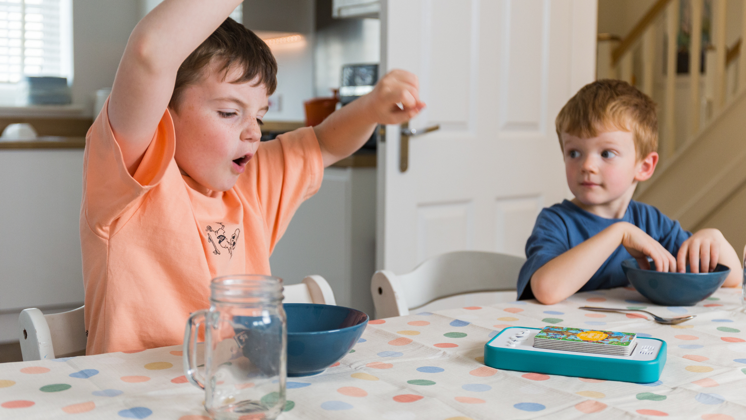 Reading doesn't always mean sitting still