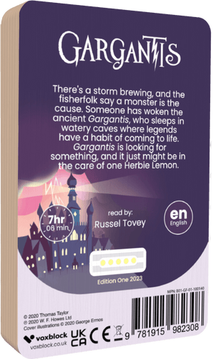 Audiobook back cover