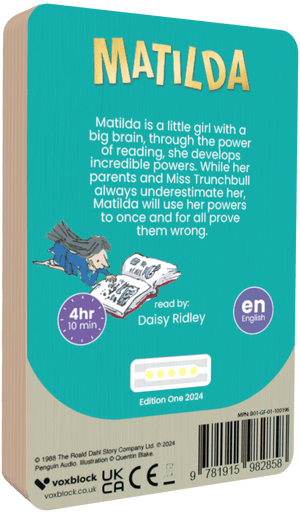Audiobook back cover