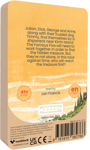 Audiobook back cover