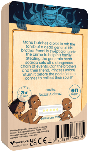 Audiobook back cover