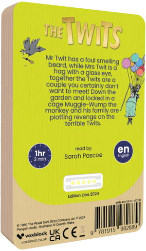 Audiobook back cover