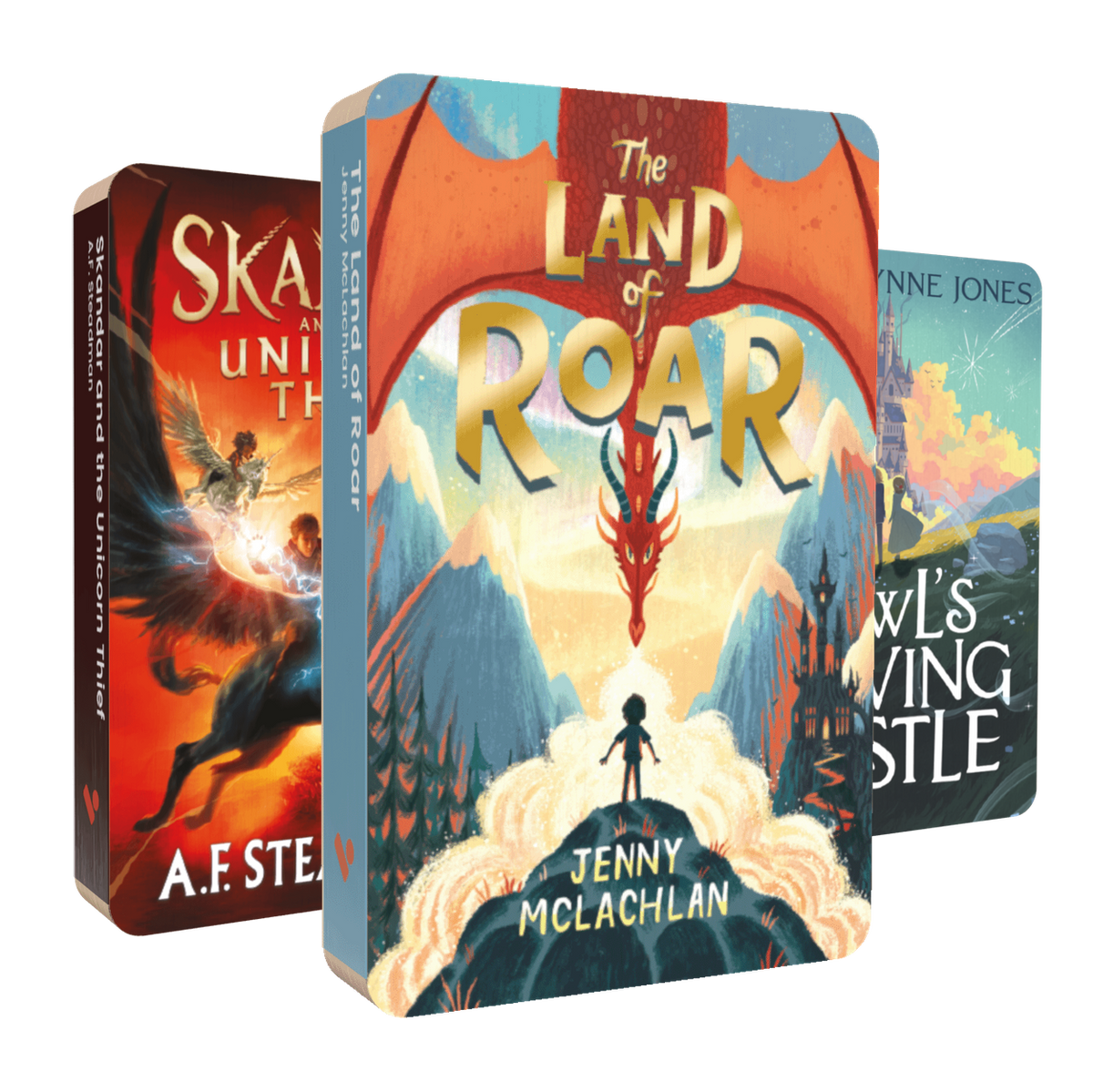 Front covers of the audiobooks in the Magical Worlds Audiobook Bundle