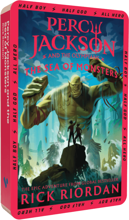 Percy Jackson and the Sea of Monsters audiobook cover