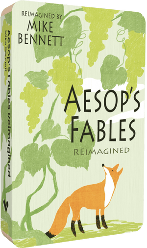 Aesops Fables Reimagined audiobook front cover.