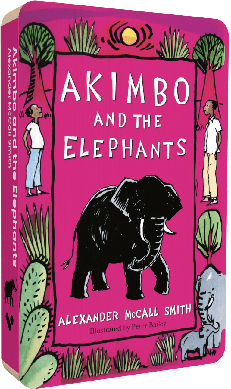 Akimbo And The Elephants audiobook front cover.
