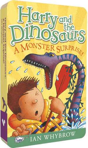 Harry And The Dinosaurs Monster audiobook front cover.