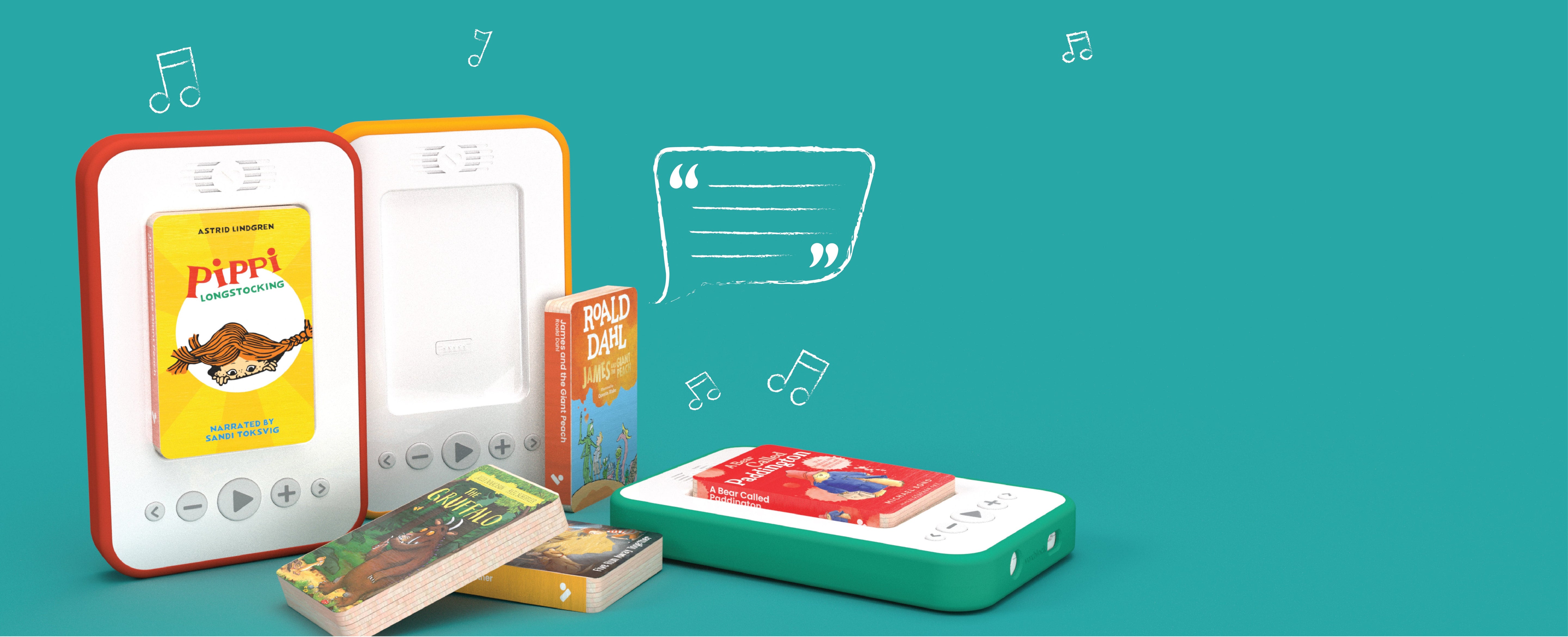 screen free audiobook player for kids from Voxblock