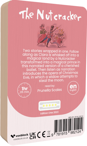 The Nutcracker and Christmas Eve audiobook back cover