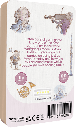My First Mozart Album audiobook back cover