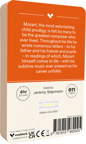 Life & Works -- Wolfgang Amadeus Mozart audiobook back cover