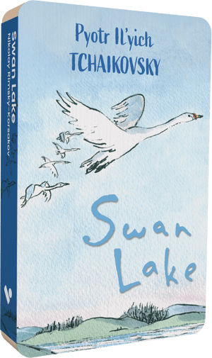 Swan Lake audiobook front cover.