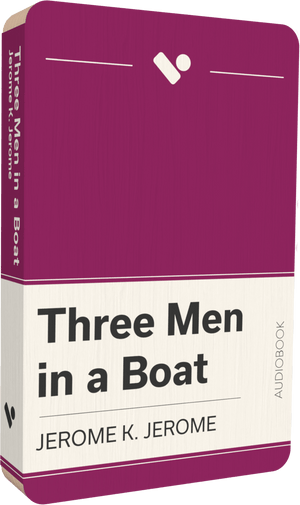 Three Men in a Boat audiobook front cover