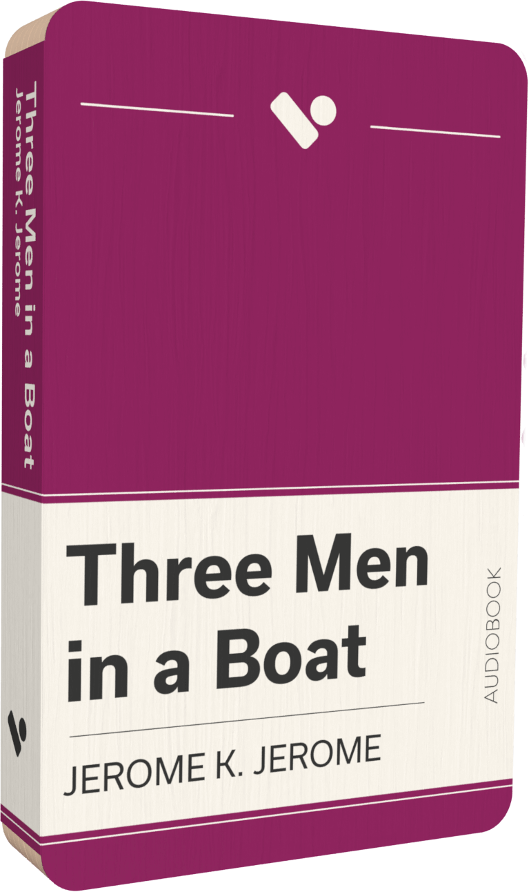 Three Men in a Boat audiobook front cover