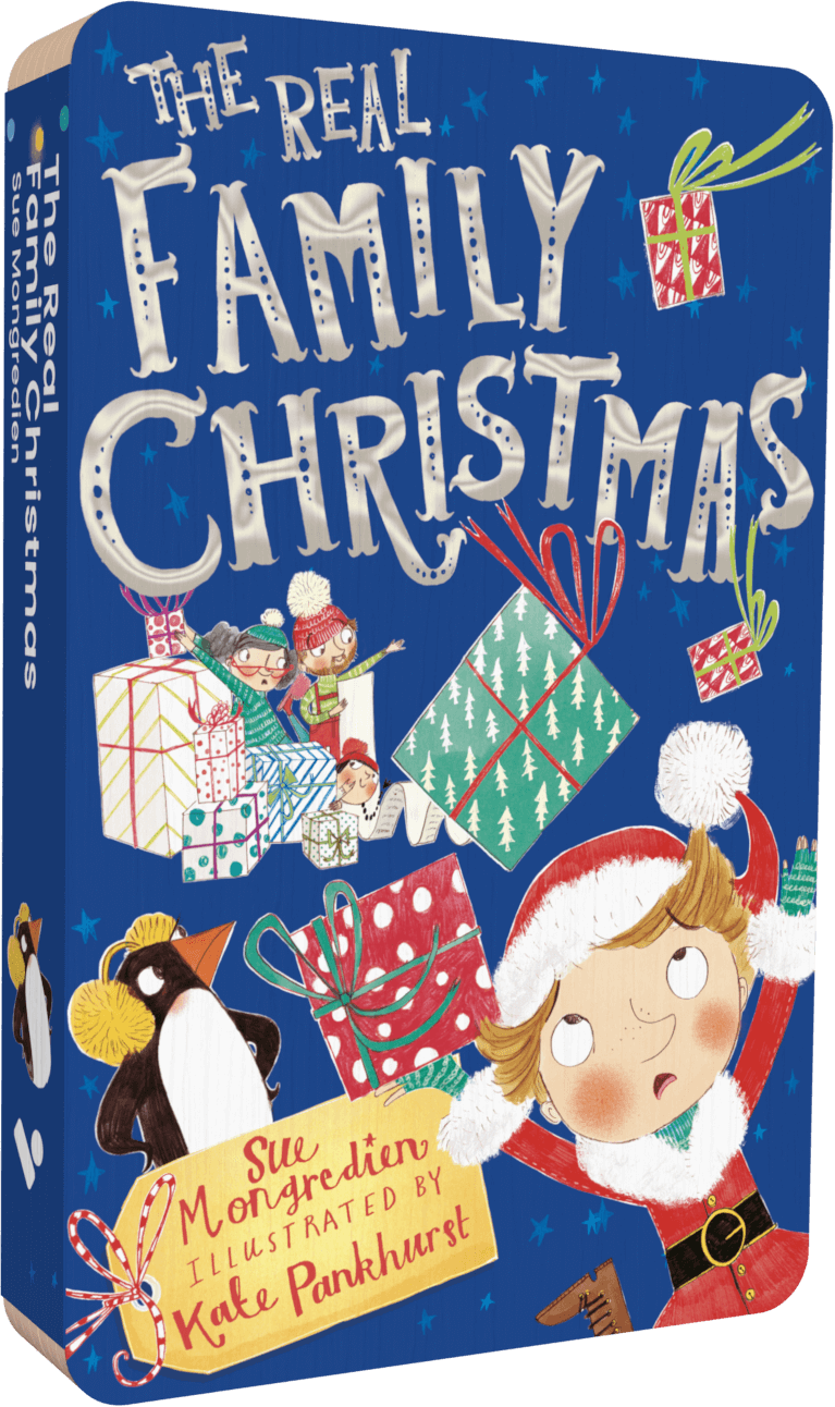 The Real Family Christmas audiobook front cover.