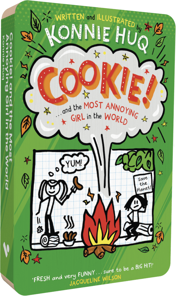 Cookie And The Most Annoying Girl In The World audiobook front cover.