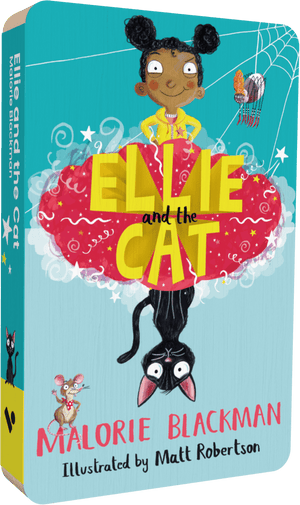 Ellie And The Cat audiobook front cover.