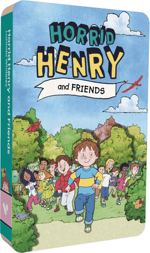Horrid Henry And Friends audiobook front cover.