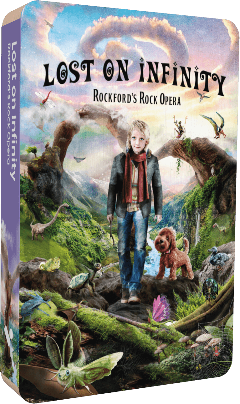 Lost On Infinity audiobook front cover.