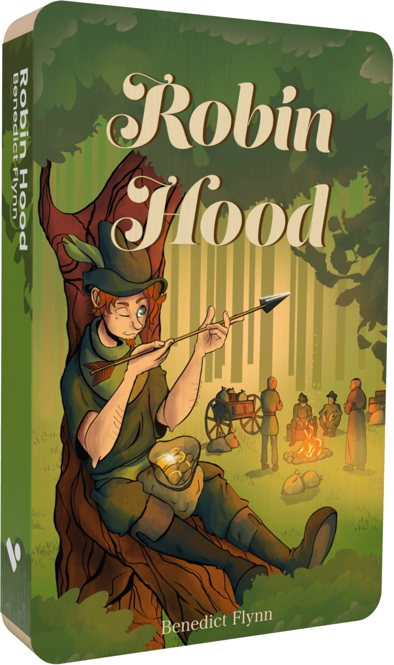 Robin Hood audiobook front cover.