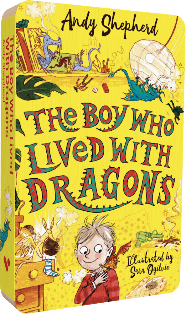 The Boy Who Lived With Dragons audiobook front cover.