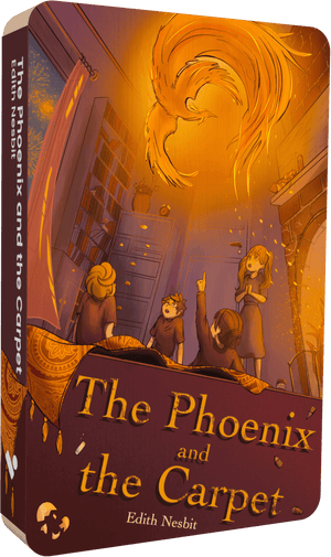 The Phoenix And The Carpet, audiobook front cover.