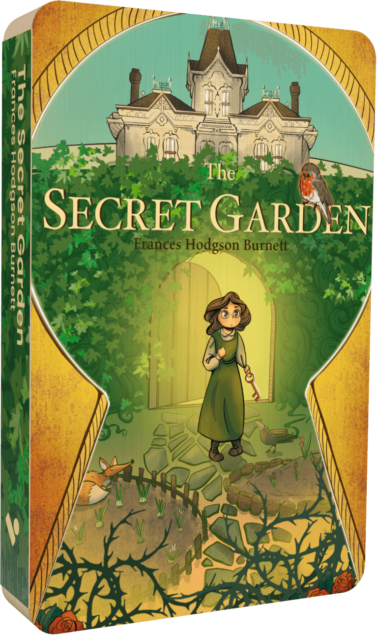 The Secret Garden audiobook front cover.