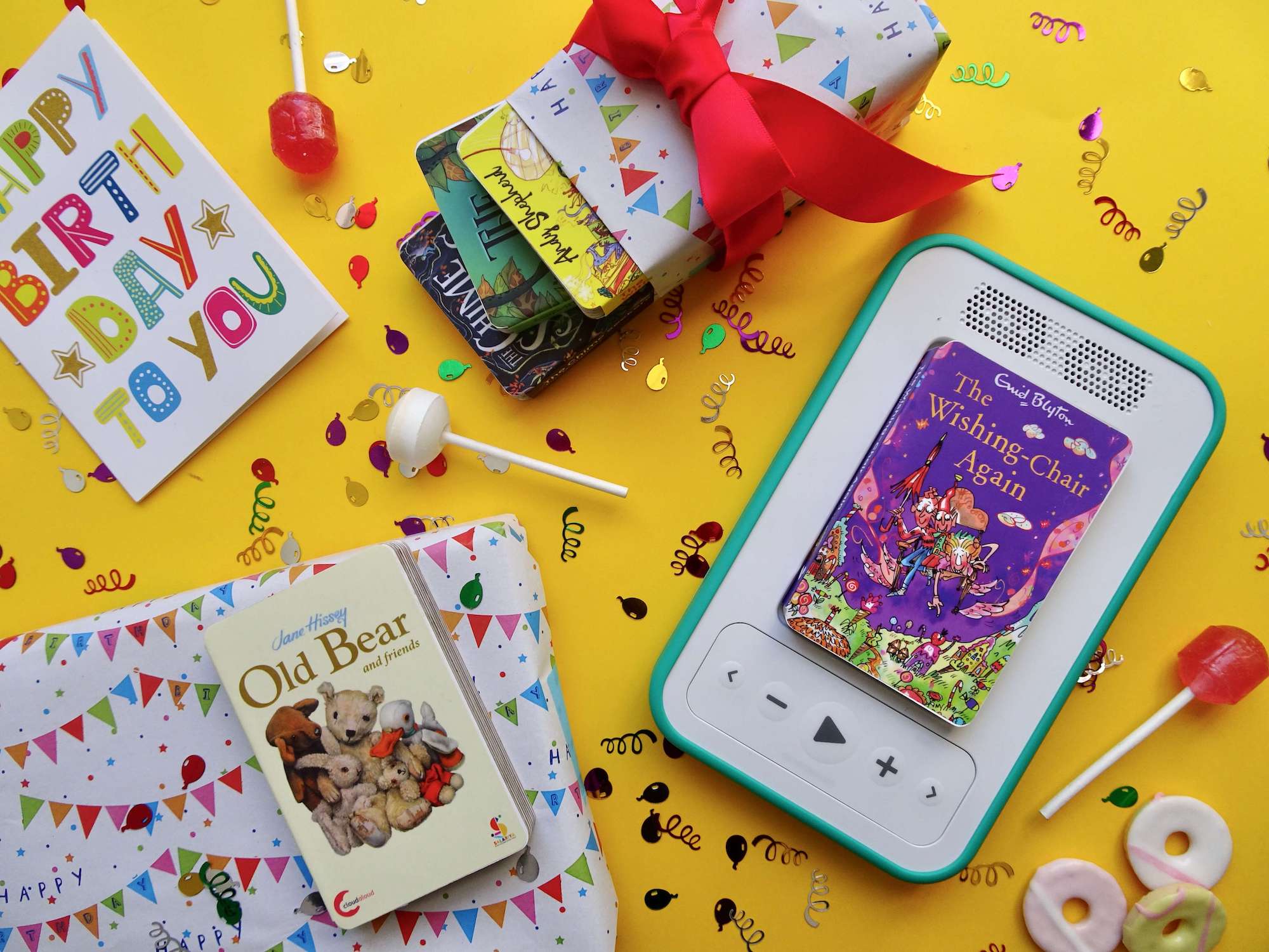 Birthday idea for all kids - no screens audiobook player