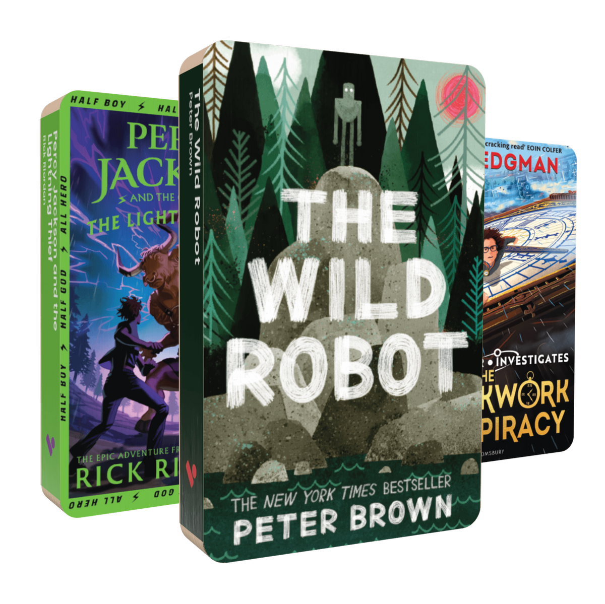 Front covers of the audiobooks in the Big Adventures Audiobook Bundle