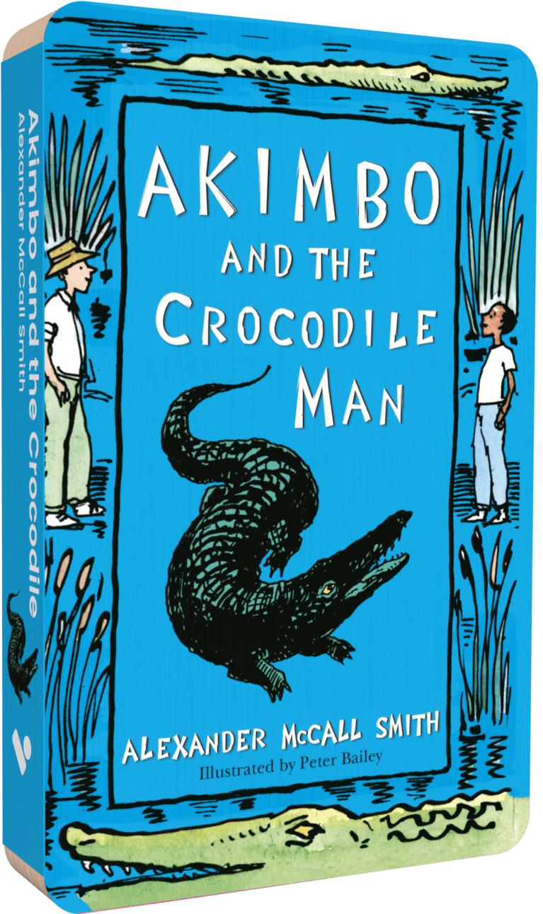 Akimbo And The Crocodile audiobook front cover.