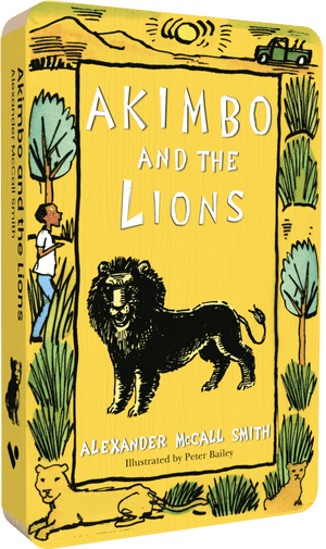 Akimbo And The Lions audiobook front cover.