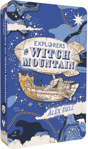 Exploreres Of Witch Mountain audiobook front cover.