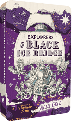 Exploreres On Black Ice Bridge audiobook front cover.