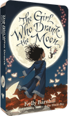 Girl Who Drank The Moon audiobook front cover.