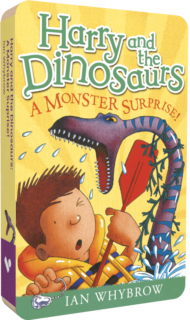 Harry And The Dinosaurs Monster audiobook front cover.