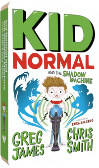 Kid Normal Shadow Machine audiobook front cover.