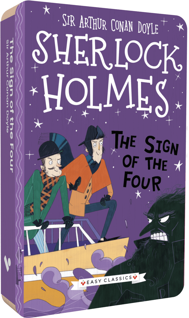 Sherlock Holmes Sign Of The Four audiobook front cover.