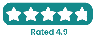4.9 rating on Trustpilot