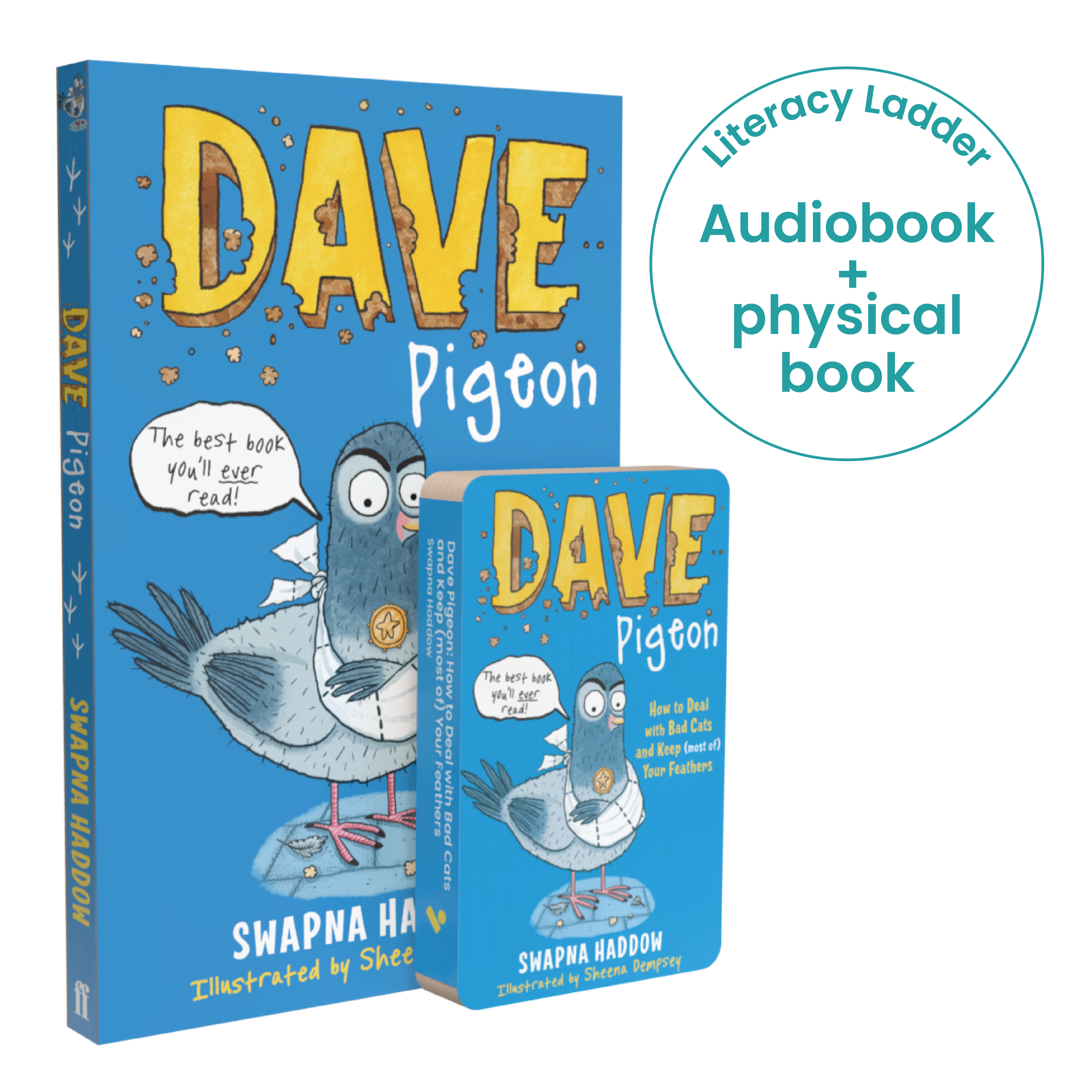 Dave Pigeon: How to Deal with Bad Cats and Keep (most of) Your Feathers Audio + Print Bundle