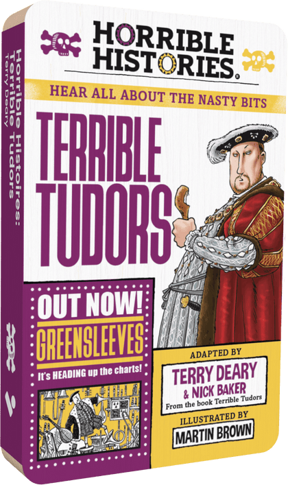 Horrible Histories: Terrible Tudors audiobook cover