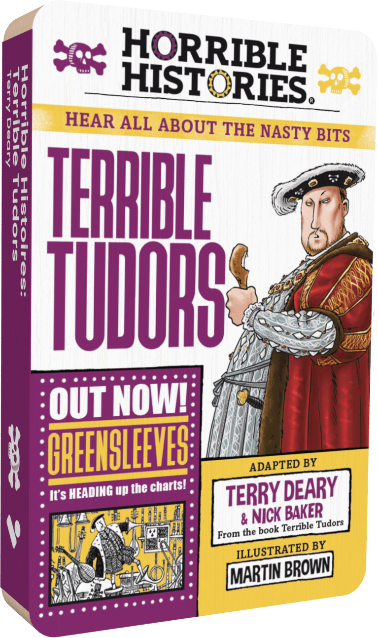 Horrible Histories: Terrible Tudors audiobook cover