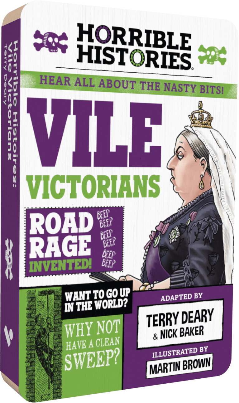 Horrible Histories: Vile Victorians audiobook front cover