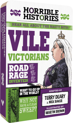 Horrible Histories: Vile Victorians audiobook front cover