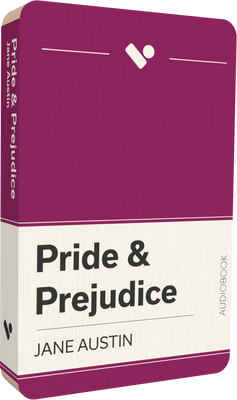 Pride and Prejudice audiobook front cover.