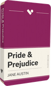 Pride and Prejudice audiobook front cover.