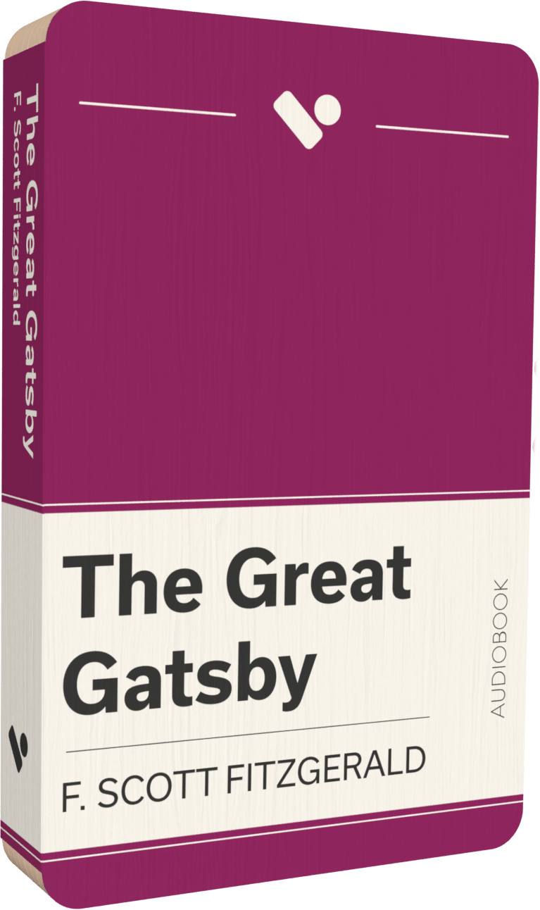 The Great Gatsby audiobook front cover