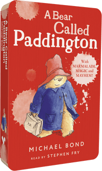 A Bear Called Paddington audiobook front cover.