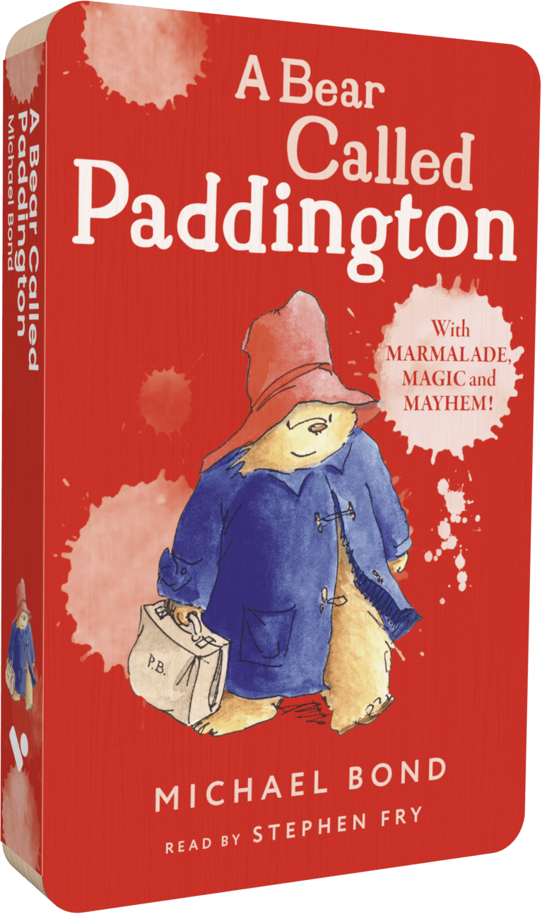 A Bear Called Paddington audiobook front cover.