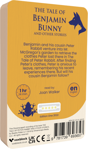 The Tale Of Benjamin Bunny And Other Stories audiobook back cover.