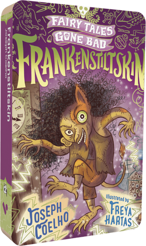 Frankenstiltskin audiobook front cover.